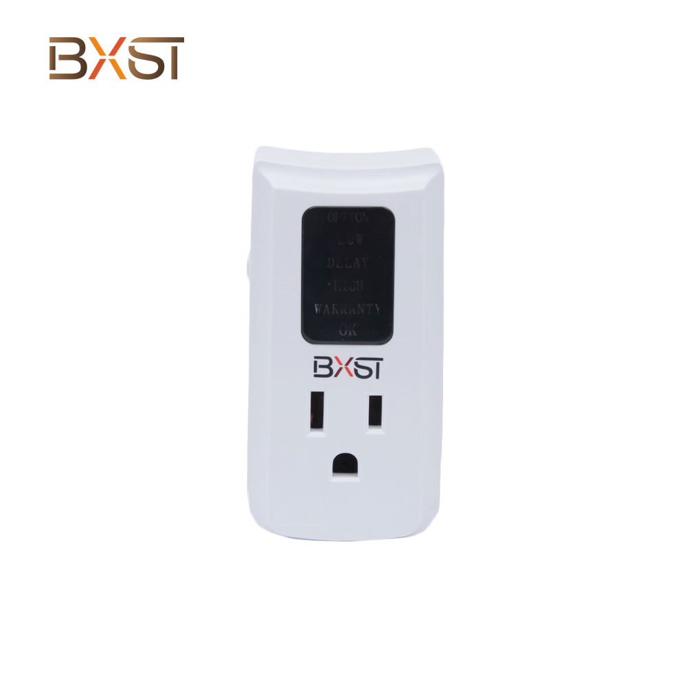BX-V069 120V Refrigerador TV Over and Under Voltage Protection Automatic Voltage Protector CE USA Socket Outlet Plug with Socket