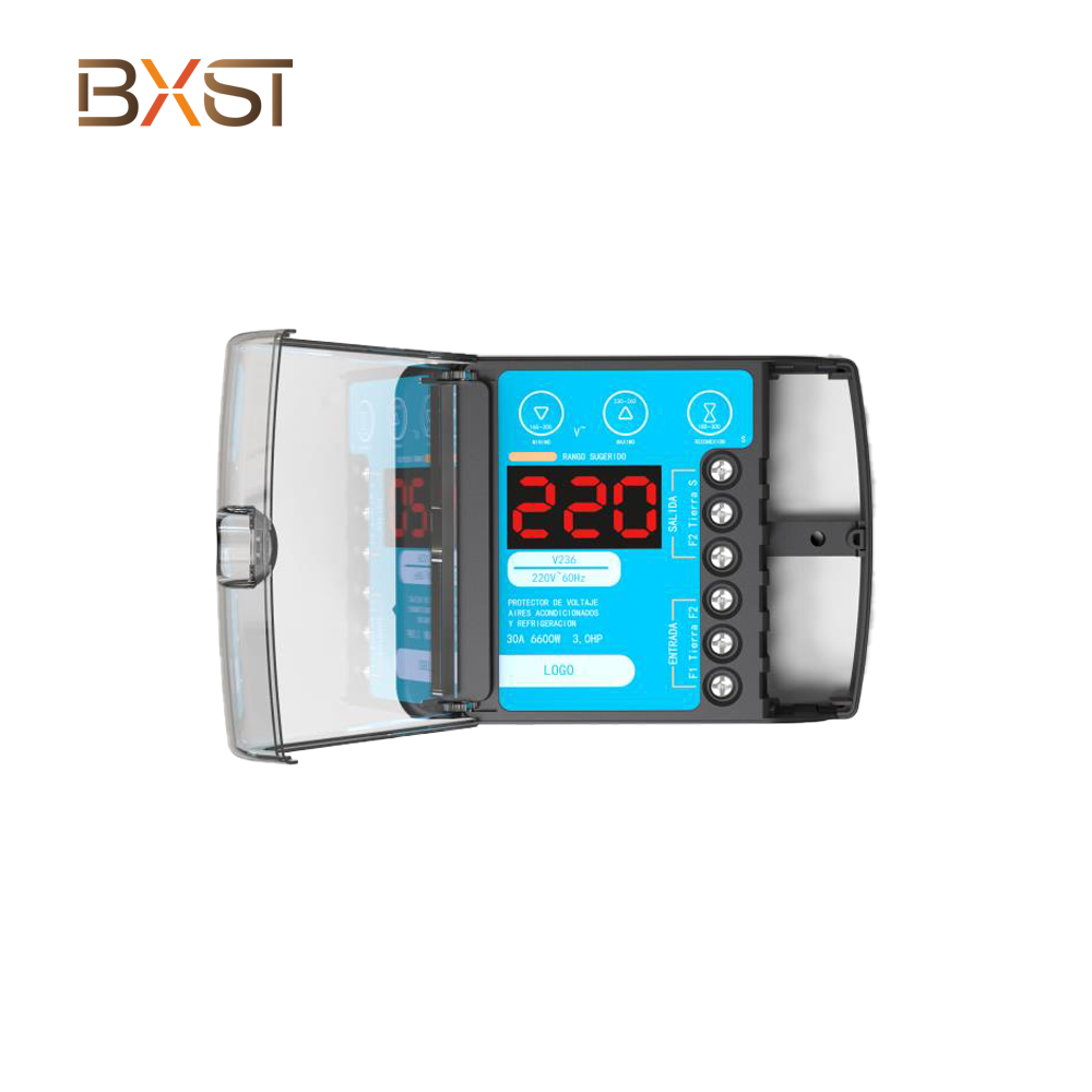 BX-V236-D-220V Digital Display High power and Low power Adjustable Voltage Protector 