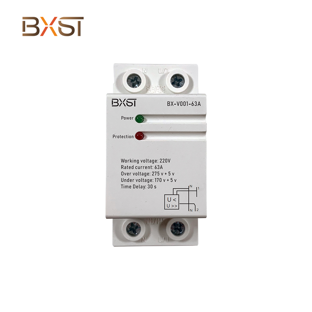 BX-V001-63A Wholesale custom power supply protection equipment voltage protector undervoltage protector