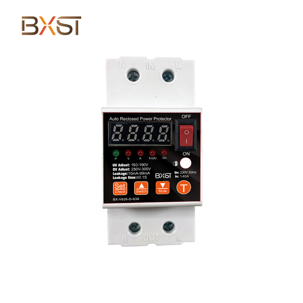 BX-V626-D-63A under and over voltageprotector custom wholesale under voltage protector