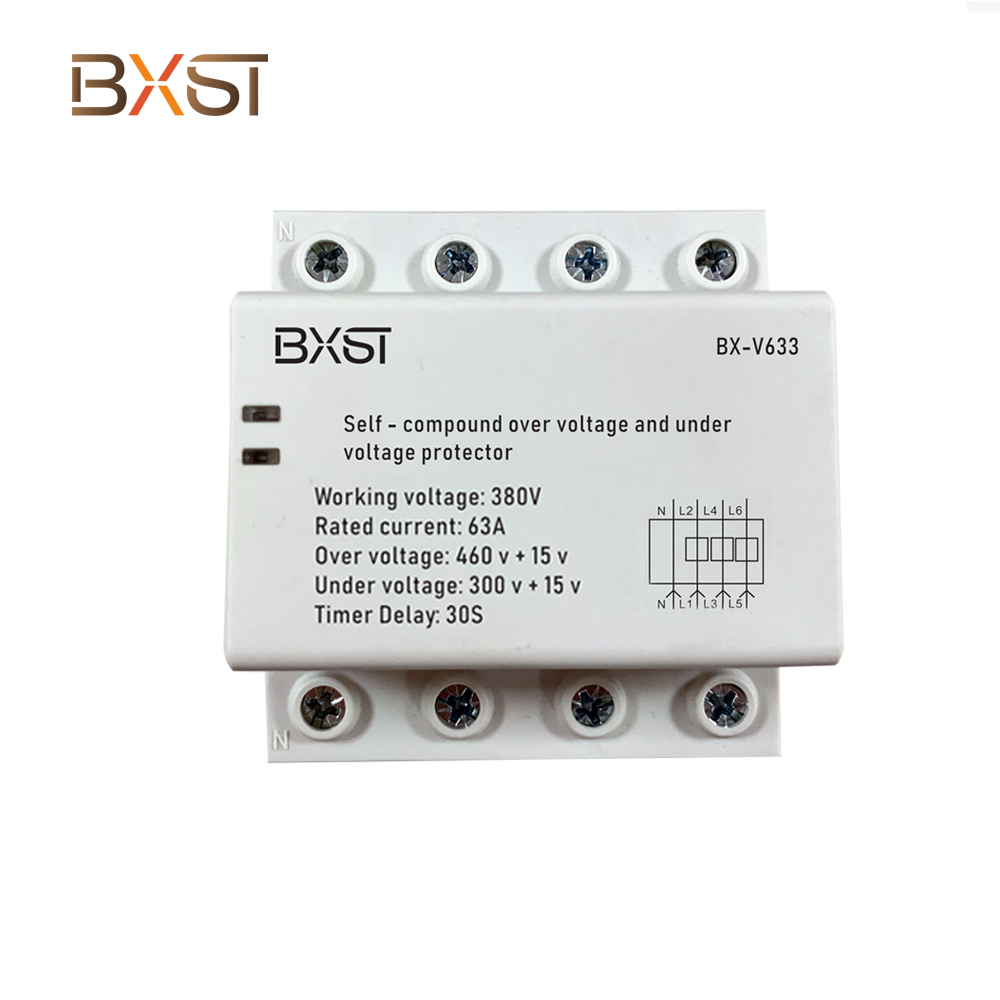 BX-V633 hot selling new voltage stabilization device 380V working voltage high quality overvoltage protector