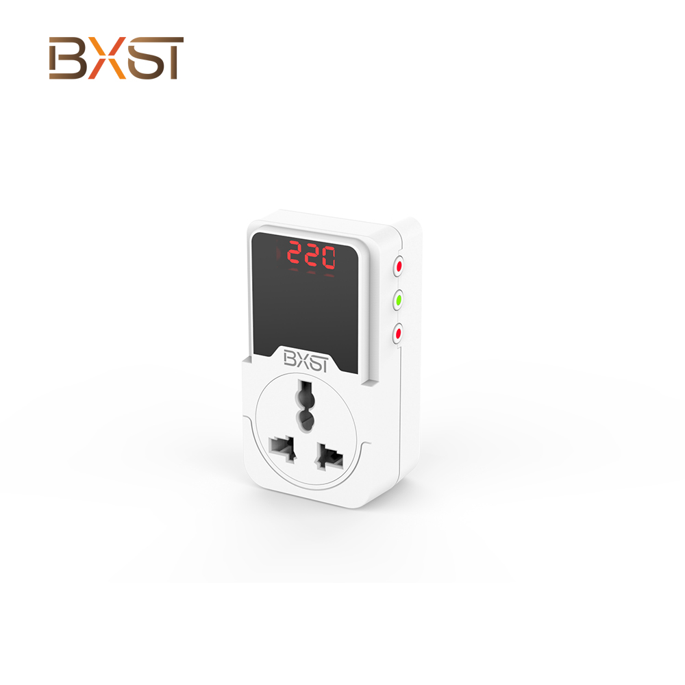 BX-V098-EU-D Digital Display Refrigerator Adjustable Voltage Surge Protector 
