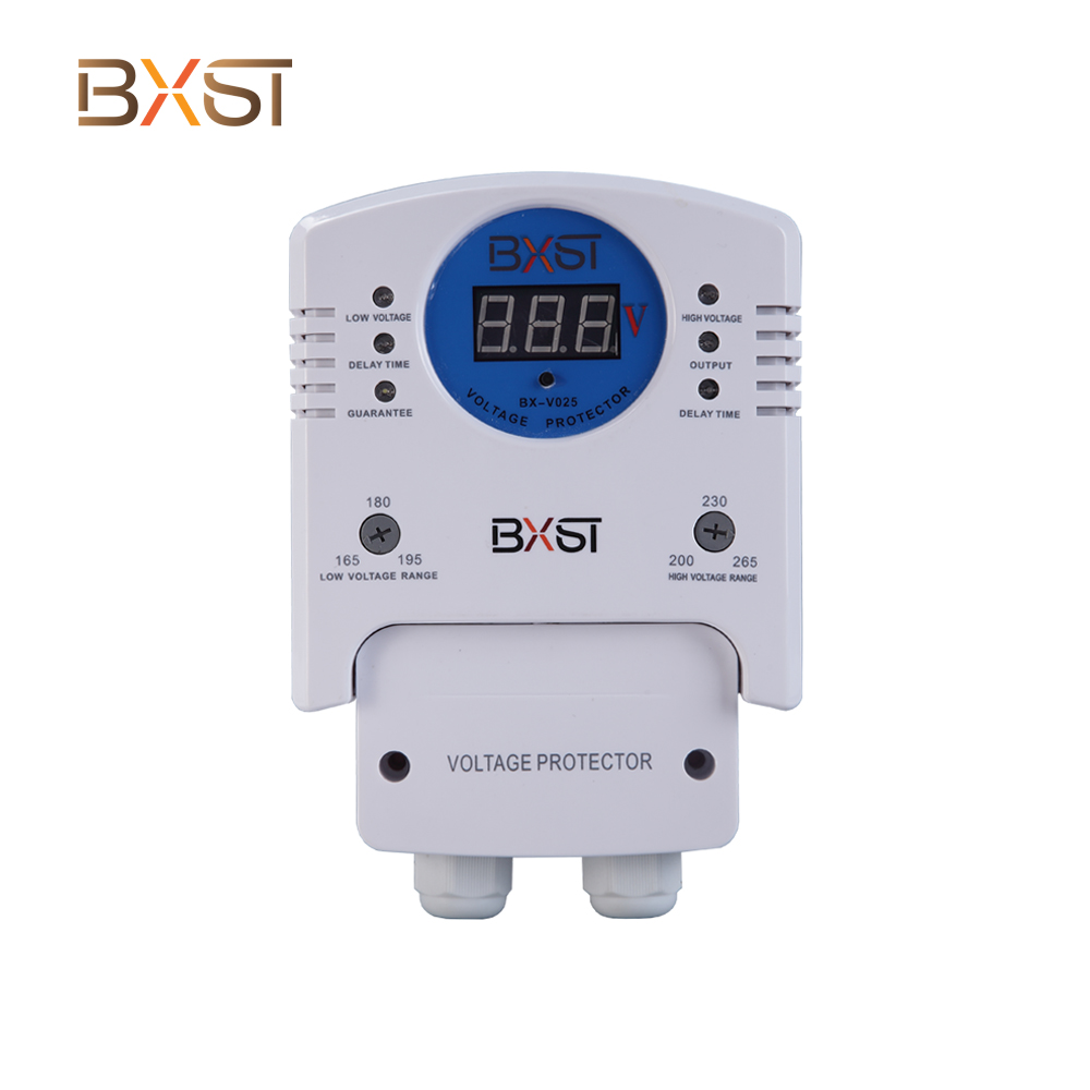 BXST-V025  Over and Under Voltage Adjustable Wiring Voltage Protector with Delay Switch