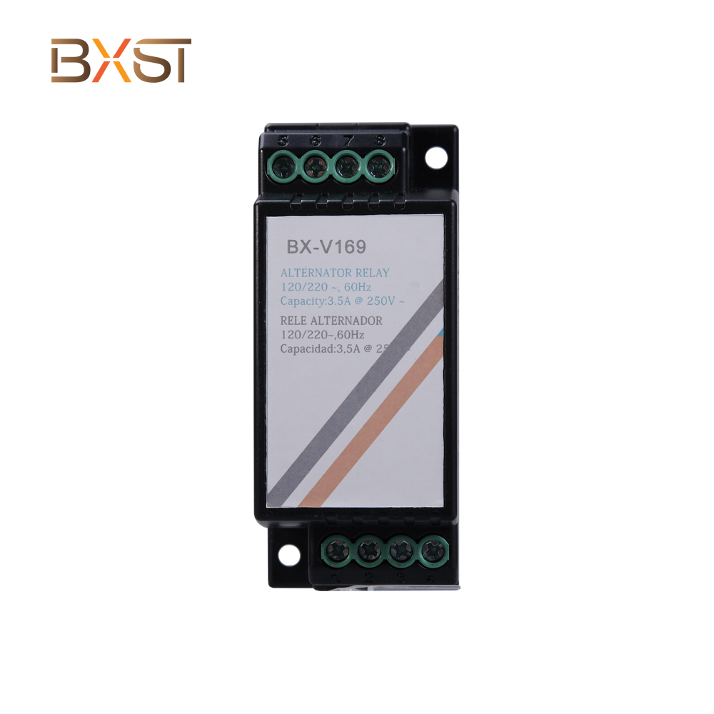 BX-V169-2  Wiring Single Phase Voltage Protector with Two Output and Two Input