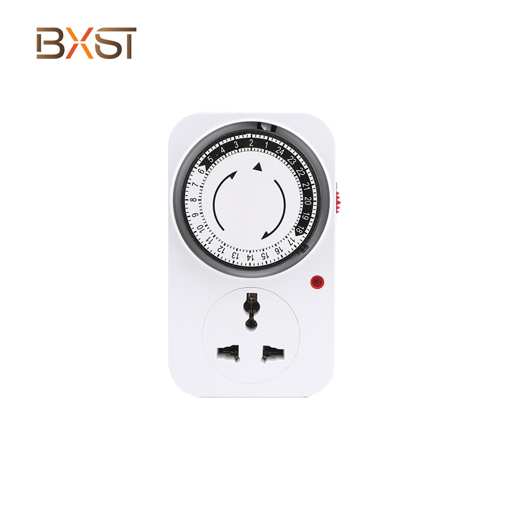 BX-T010A-VN 24H three socket Mechanical Timer with indicator light