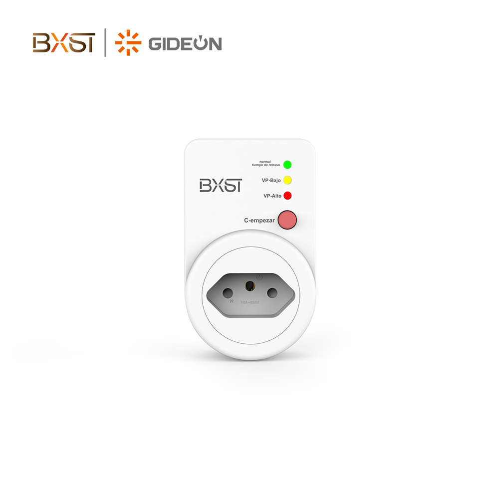 BX-V755-BR 220V 10A 60Hz Brazilian Over/Under Voltage Protector Voltage Fluctuations Protector in Brazil