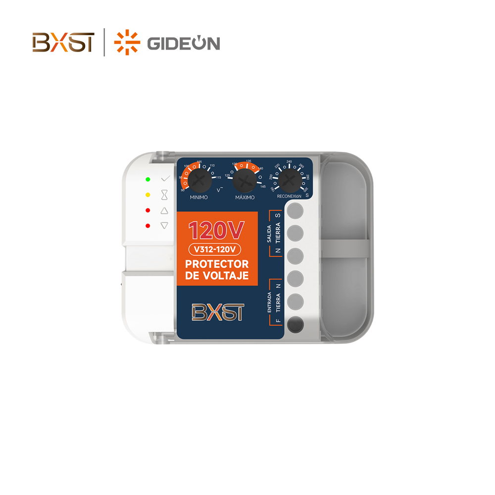 BX-V312 Heavy-Duty 120V Air Conditioner Voltage Protector - 30A/45A Automatic Over-Under Voltage Protection Relay (Wiring Type)