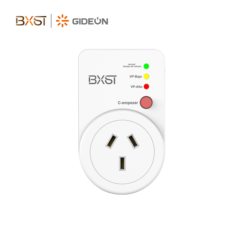 BX-V755-AR Self-Resetting Voltage Protector 220V/50Hz (Argentine Standard) – Iram Socket for Home Appliances & Office Equipment