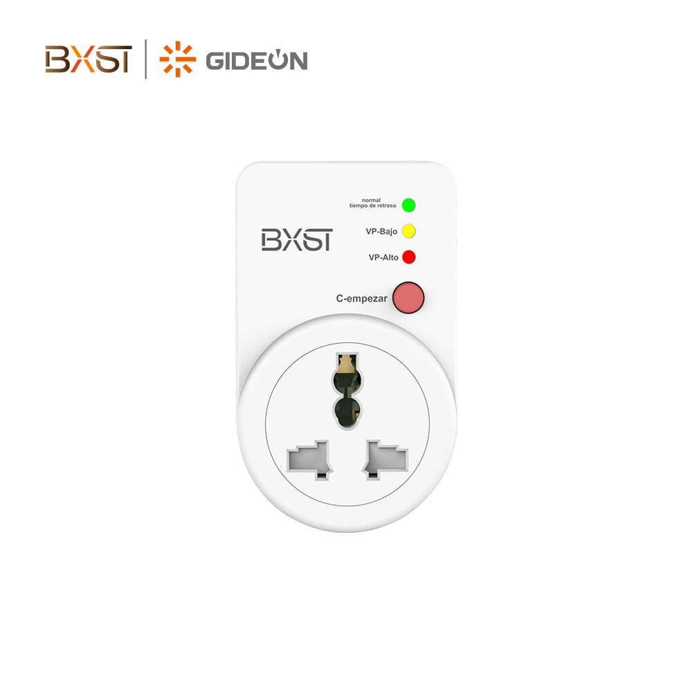 BX-V755-UK 220V 50/60Hz Voltage Protector UK Plug Socket With By Pass button