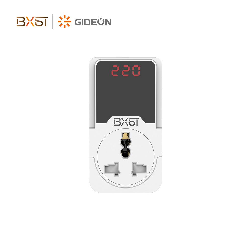 BX-V099-G-UN PC Material 230V 16A TV Guard Refrigerator Adjustable Voltage Protector with Digital Display