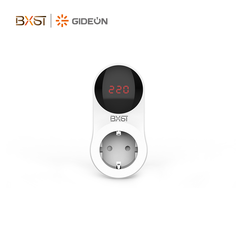 BX-V576-G 220V European Standard Plug Surge Protector, Voltage Protector Socket Refrigerator Voltage Protector