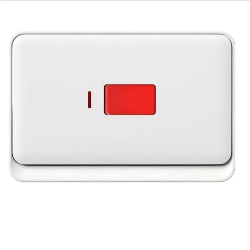 Wear-resistant Wall Light Switch and Power Socket, Multi-purpose Wall Outlet for Home and Commercial Space